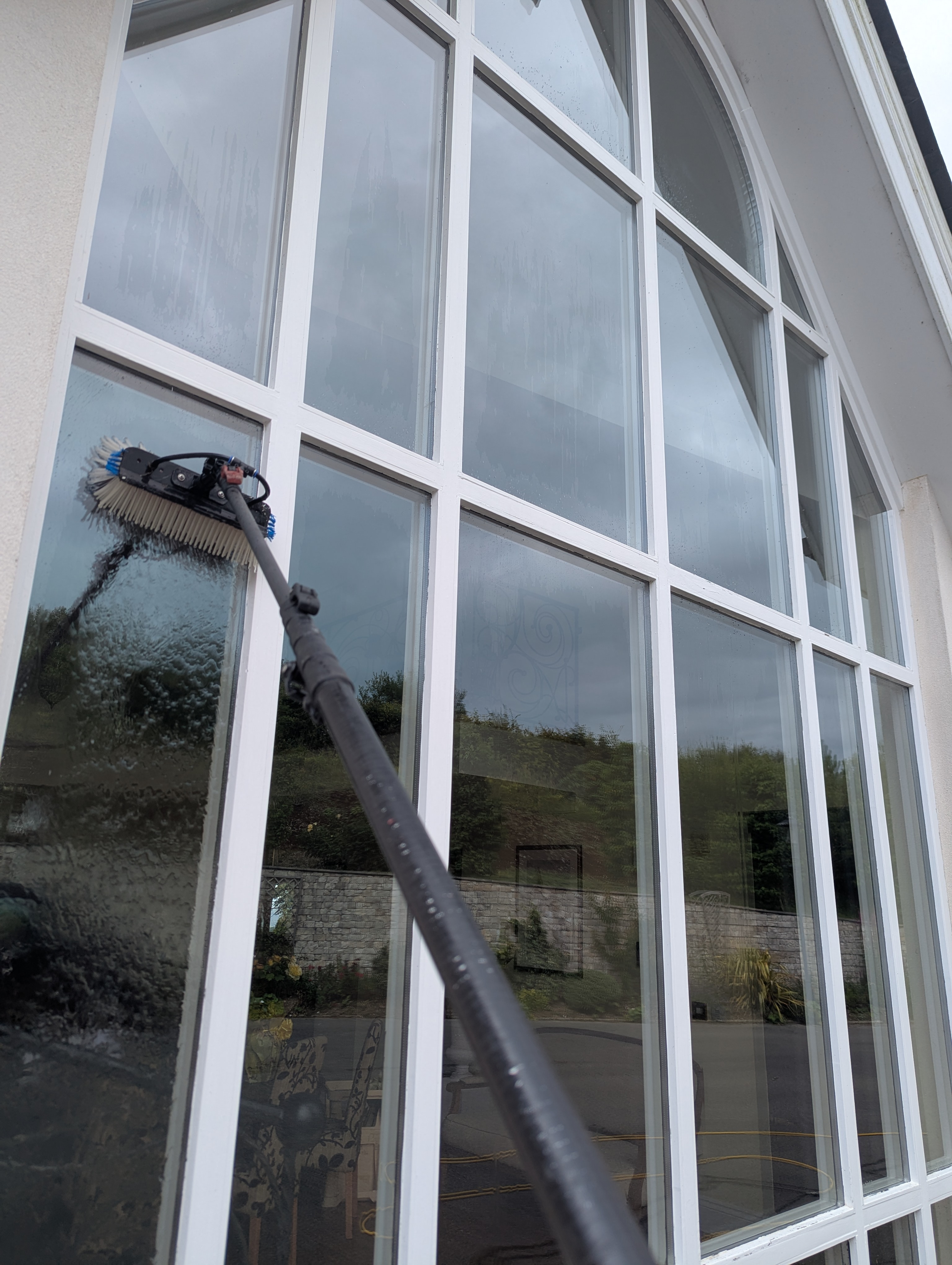 High-rise window cleaning